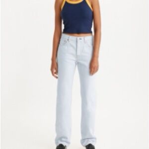 Levi's 501 Women's Light Grayish-Blue Jeans